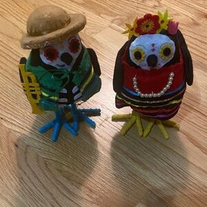 Colorful Decorative Owl Figurines